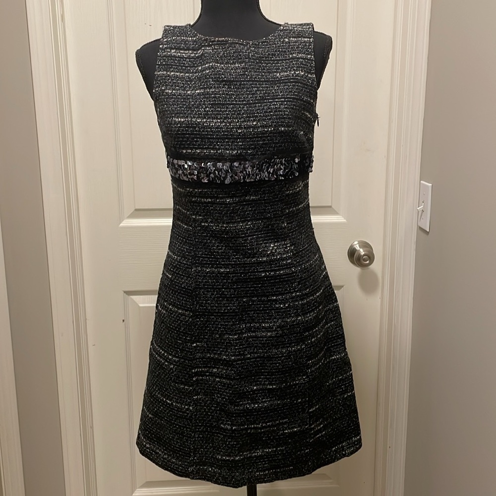 Max & Co tailored tweed XS to S Dress with sequin band